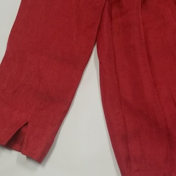 Chicos Blazer Women's Red Open Front Size 0 Chest pit to pit 19" or medium - Picture 9 of 10